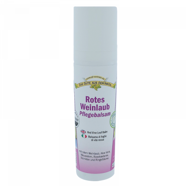 Rotes Weinlaub Pflegebalsam 75 ml Spender